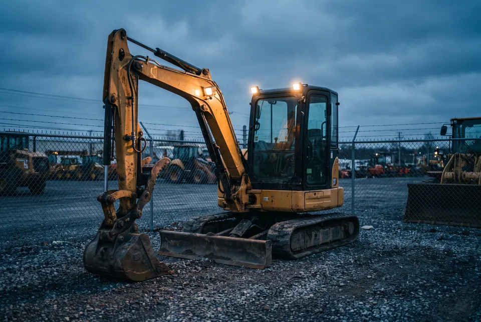 2019 Toyota 8FGU25 Forklift, 5,000 lb LPG — as it sits in the yard. Demo photography, representative of the category.